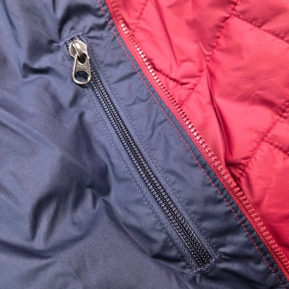 Patagonia Nano Puff Jacket Kids XL 14 Red Quilted Insulated Puffer Brick Pattern